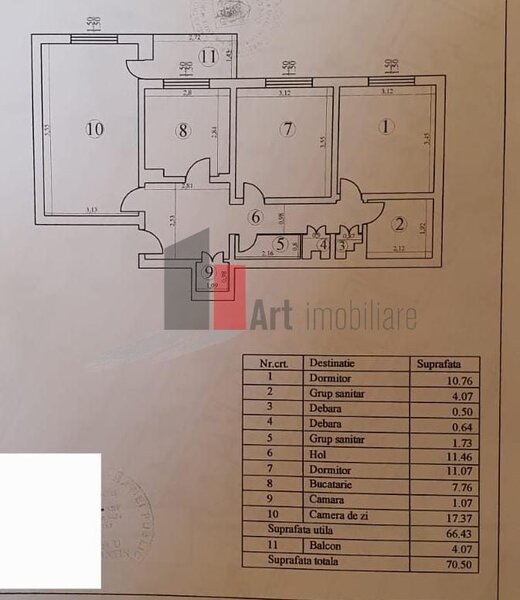 Berceni, Oltenitei, vanzare apartament 3 camere, centrala.